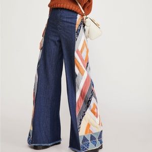 Free people Stick By Your Side wide leg pants